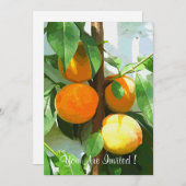 PEACHES EINLADUNG (Vorne/Hinten)