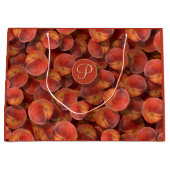 Peaches Große Geschenktasche Geschenktüte (Vorderseite)