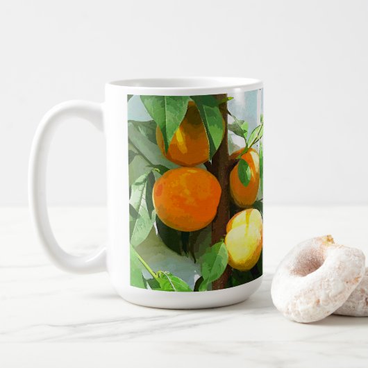 PEACHES KAFFEE-TASSE KAFFEETASSE (Mit Donut)
