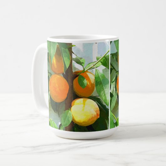 PEACHES KAFFEE-TASSE KAFFEETASSE (Vorderseite Links)