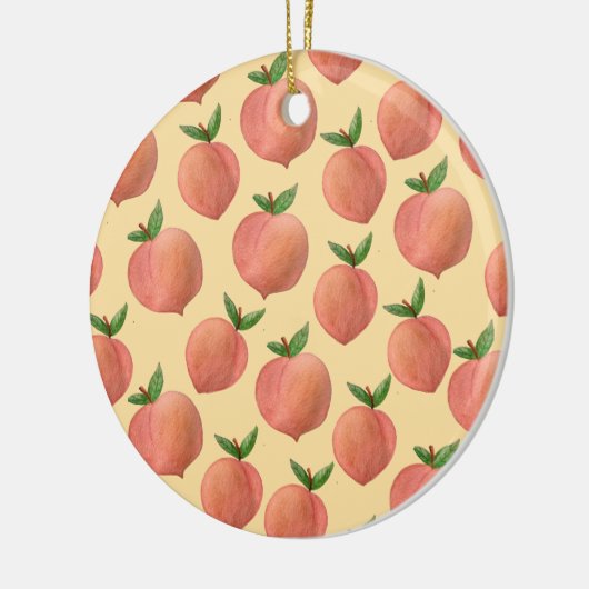 Peaches Keramik Ornament (Links)