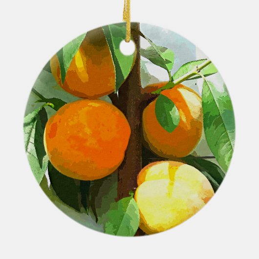 PEACHES KERAMIKORNAMENT (Hinten)