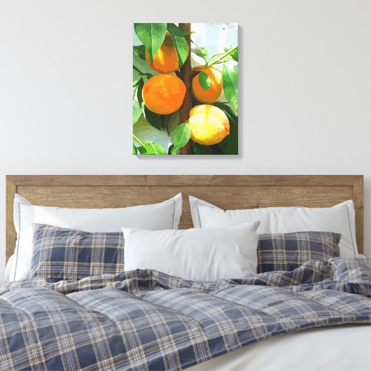 PEACHES LEINWANDDRUCK (Insitu (Schlafzimmer))