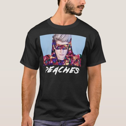 Peaches Music Sänger T-Shirt (Vorderseite)