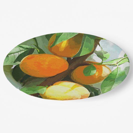 PEACHES PAPPTELLER (Schrägansicht)