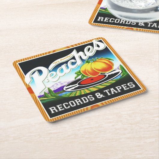 Peaches Platten & Tapes Untersetzer Set (angewinkelt)