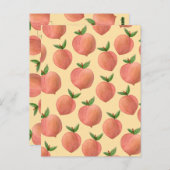 Peaches Postkarte (Vorne/Hinten)