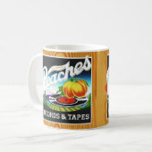 Peaches Records & Tapes Kaffeetasse (Vorderseite Links)