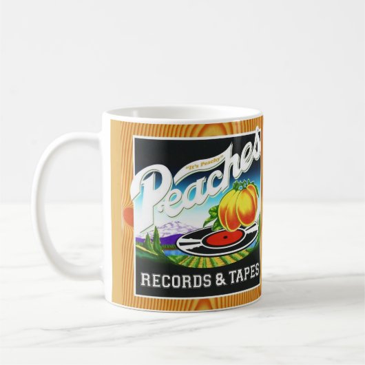 Peaches Records & Tapes Kaffeetasse (Links)