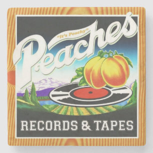 Peaches Records & Tapes Stein Untersetzer