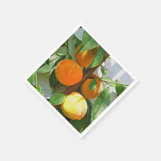 PEACHES SERVIETTE (Ecke)