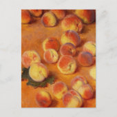 Peaches Still Life Claude Monet Postkarte (Vorderseite)