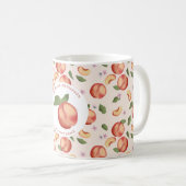 Peaches Sweet Peach Baby Girl Kaffeetasse (VorderseiteRechts)