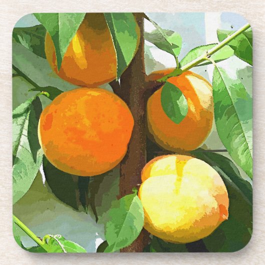 PEACHES UNTERSETZER (Vorderseite)