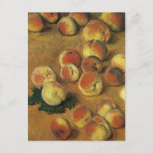 Peaches von Claude Monet Postkarte