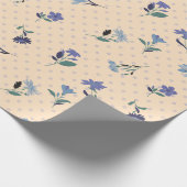 Peachify Pastel Blüten Geschenkverpackung Geschenkpapier (Ecke)