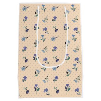 Peachify Pastell Blüten Geschenkverpackung Mittlere Geschenktüte
