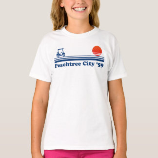 Peachtour City Georgia Lifestyle Golf Club T-Shirt