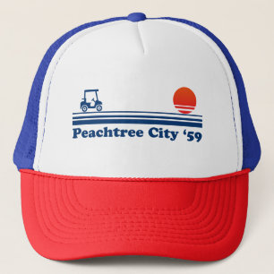 Peachtour City Georgia Lifestyle Golf Club Truckerkappe