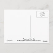 "PEACHTREE CITY, GA" POSTKARTE (Rückseite)