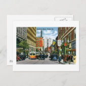 Peachtree Street, Atlanta, Ga Postkarte (Vorne/Hinten)