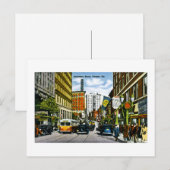 Peachtree Street, Atlanta, GA Postkarte (Vorne/Hinten)