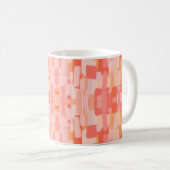 Peachy Abstrakt Kaffeetasse (VorderseiteRechts)