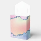 Peachy Agate | Hübsch Soft Pastel Watercolor Ombre Geschenkschachtel (Geöffnet)