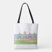 Peachy Beachy Tote Bag Tasche (Rückseite)