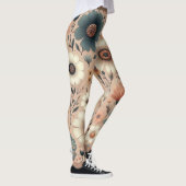 Peachy Blooms Leggings (Rechts)