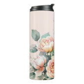 Peachy Blush Rose Garden Thermosbecher (Nach links gedreht)