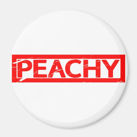 Peachy-Briefmarke Magnet (Vorne)