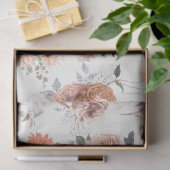 Peachy Floral Series Design 10 Seidenpapier (Geschenk)