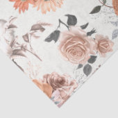 Peachy Floral Series Design 10 Seidenpapier (Ausschnitt)