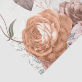 Peachy Floral Series Design 12 Seidenpapier (Ausschnitt)