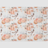 Peachy Floral Series Design 4 Seidenpapier (Vorderseite)