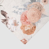 Peachy Floral Series Design 8 Seidenpapier (Ausschnitt)