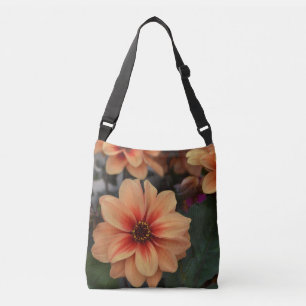 Peachy Floral Tragetaschen Mit Langen Trägern