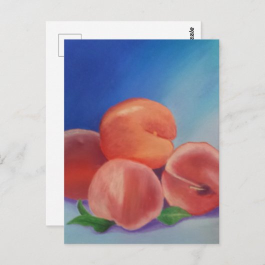 Peachy Goodness Postkarte (Vorne/Hinten)