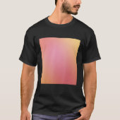 Peachy Gradient - Pink Orange Yellow Ombre T-Shirt (Vorderseite)