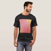 Peachy Gradient - Pink Orange Yellow Ombre T-Shirt (Vorne ganz)