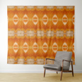 Peachy Ikat 3 Wandteppich (Beispiel (Horizontal))