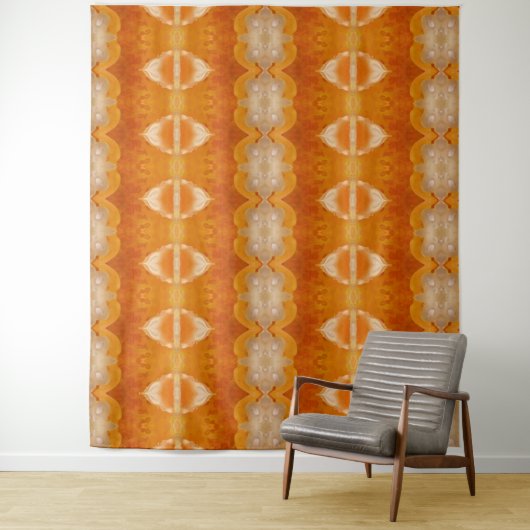 Peachy Ikat 3 Wandteppich (Beispiel)