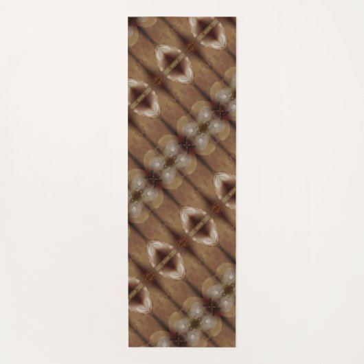 Peachy Ikat 3 Yogamatte (Vorderseite)