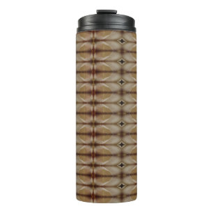 Peachy Ikat 4 Fog Thermosbecher