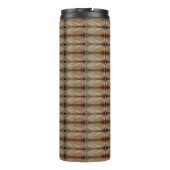 Peachy Ikat 4 Fog Thermosbecher (Rückseite)