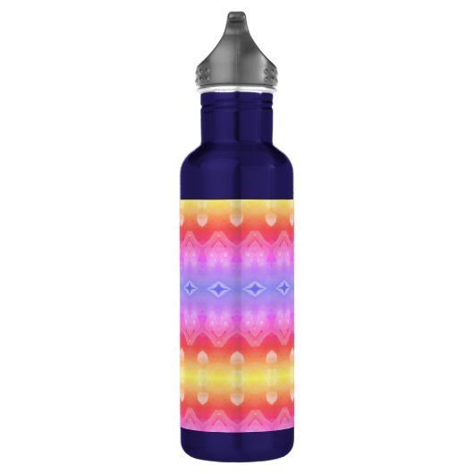 Peachy Ikat 5 Ipanema Edelstahlflasche (Rechts)