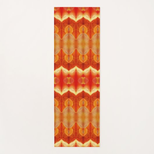 Peachy Ikat 6 Recoleta Yogamatte (Vorderseite)