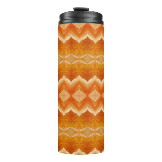 Peachy Ikat 7 Thermosbecher (Vorderseite)