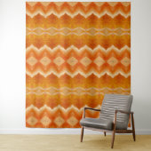 Peachy Ikat 7 Wandteppich (Beispiel)